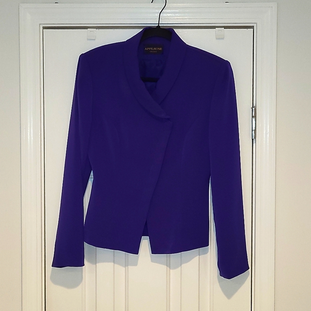 Pageant event outfit. Purple - 100% Polyester.  Size 2-4,